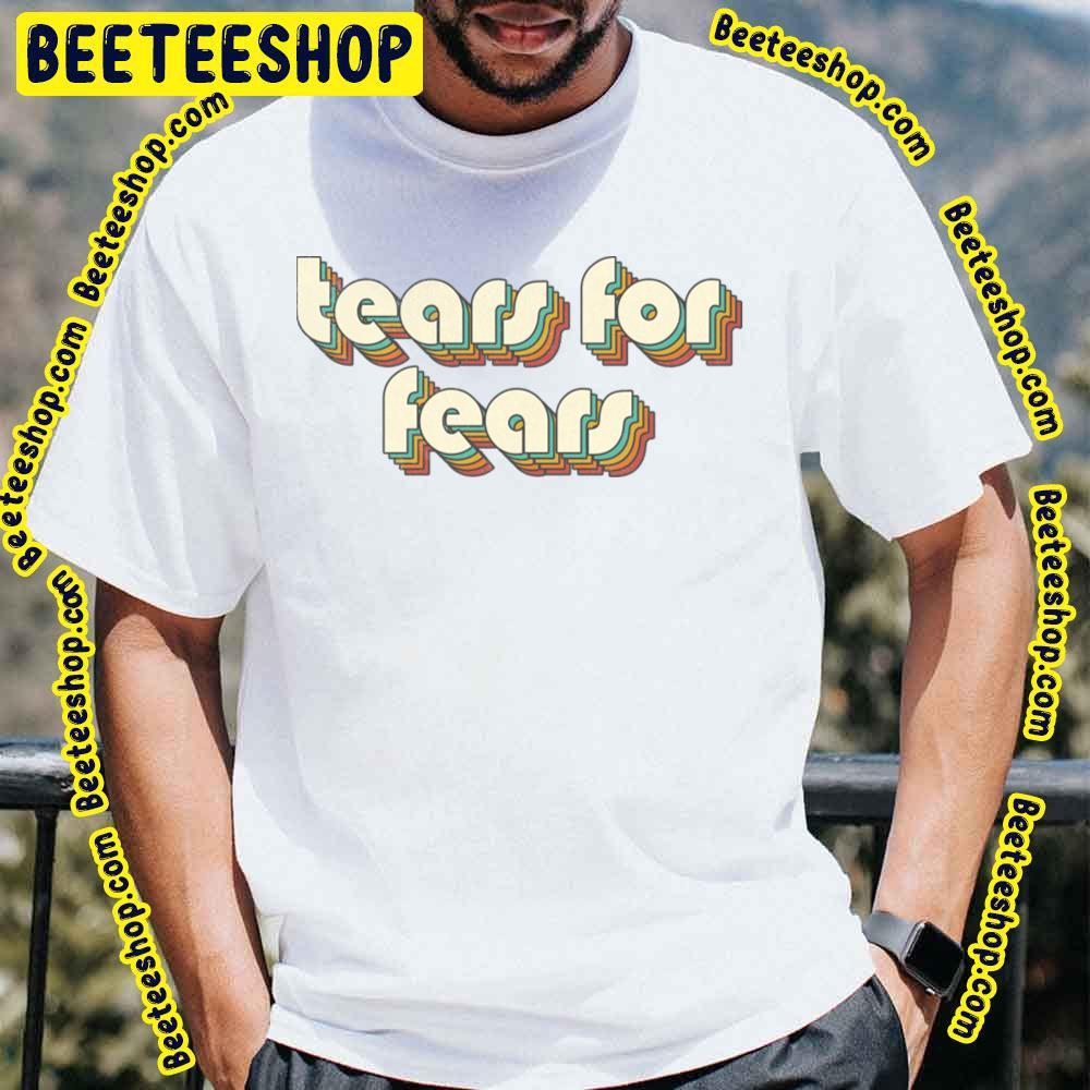 Vintage Rainbow Letters Distressed Tears For Fears Beeteeshop Trending Unisex T-Shirt Vintage Rainbow Letters Distressed Tears For Fears Beeteeshop Trending Unisex T-Shirt