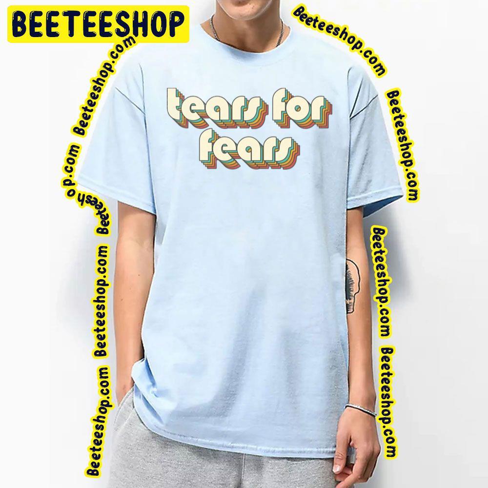 Vintage Rainbow Letters Distressed Tears For Fears Beeteeshop Trending Unisex T-Shirt Vintage Rainbow Letters Distressed Tears For Fears Beeteeshop Trending Unisex T-Shirt