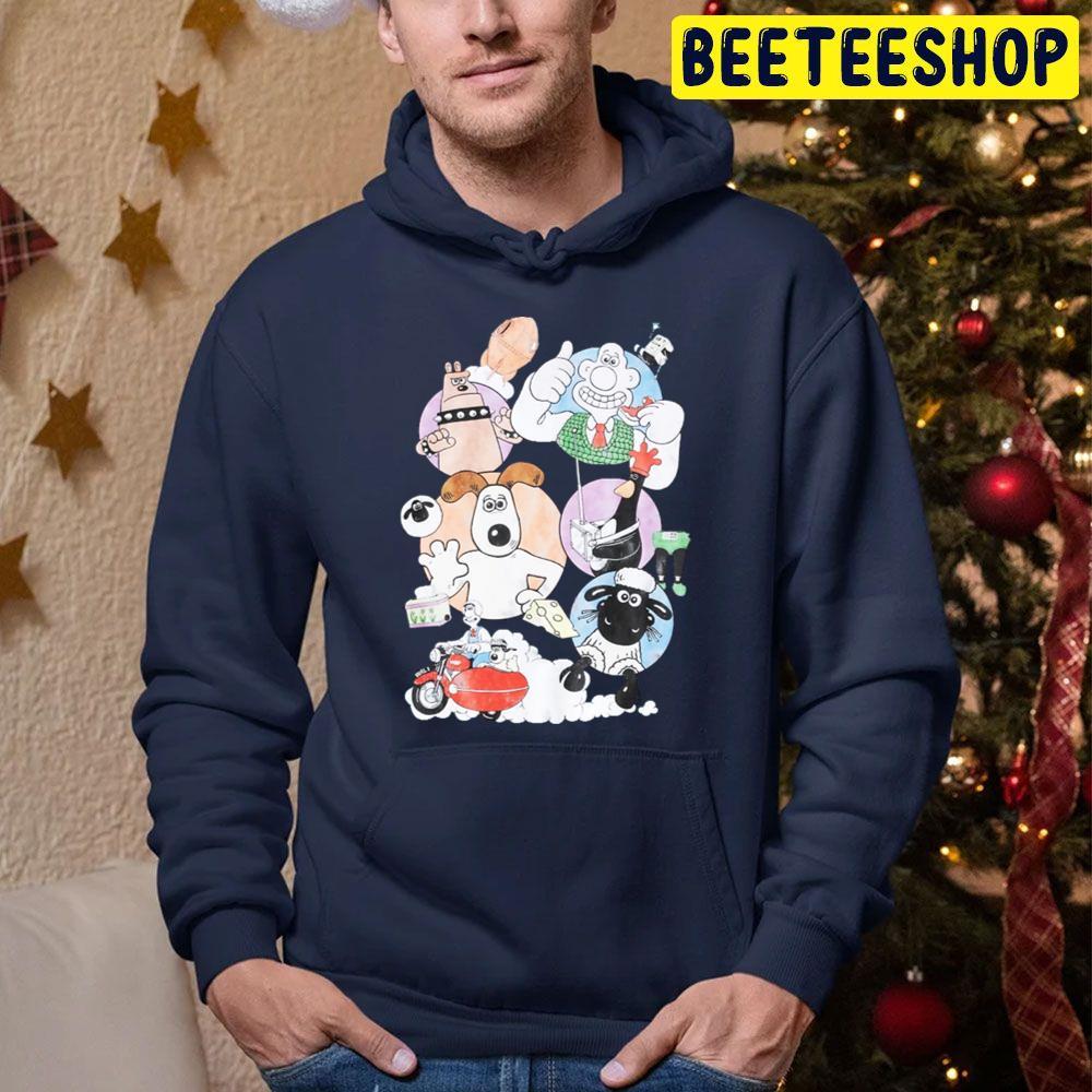 Wallace And Gromit Shaun The Sheep The Fight Before Christmas 2021 Beeteeshop Trending Unisex Sweatshirt Wallace And Gromit Shaun The Sheep The Fight Before Christmas 2021 Beeteeshop Trending Unisex Sweatshirt