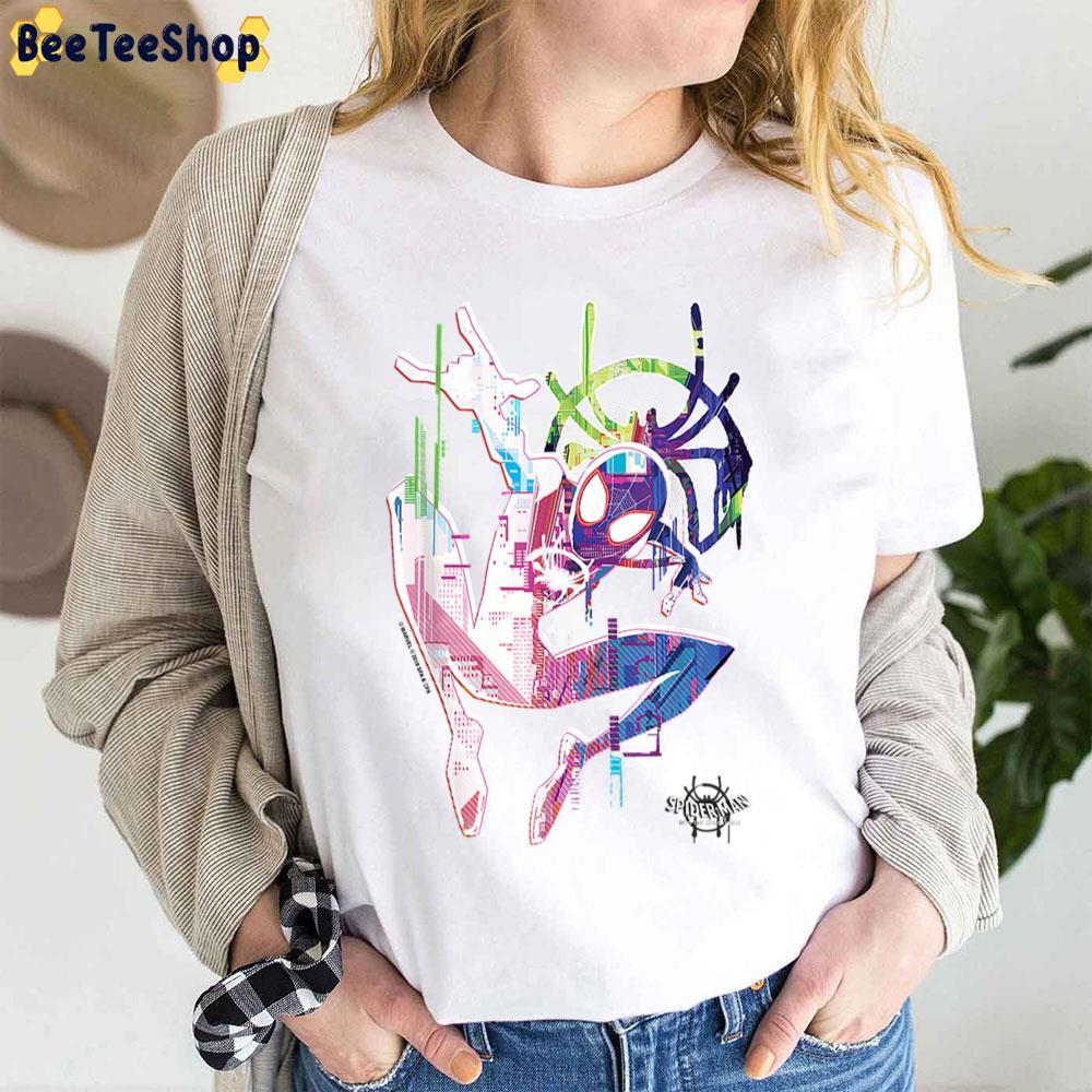 Watercolor Pose Spiderverse Movie Beeteeshop Trending Unisex T-Shirt Watercolor Pose Spiderverse Movie Beeteeshop Trending Unisex T-Shirt