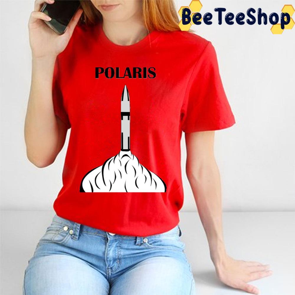 White Art Rocket Polaris Beeteeshop Trending Unisex T-Shirt White Art Rocket Polaris Beeteeshop Trending Unisex T-Shirt