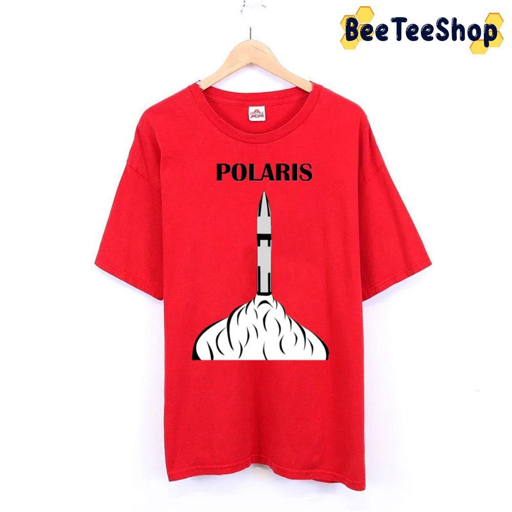 White Art Rocket Polaris Beeteeshop Trending Unisex T-Shirt White Art Rocket Polaris Beeteeshop Trending Unisex T-Shirt