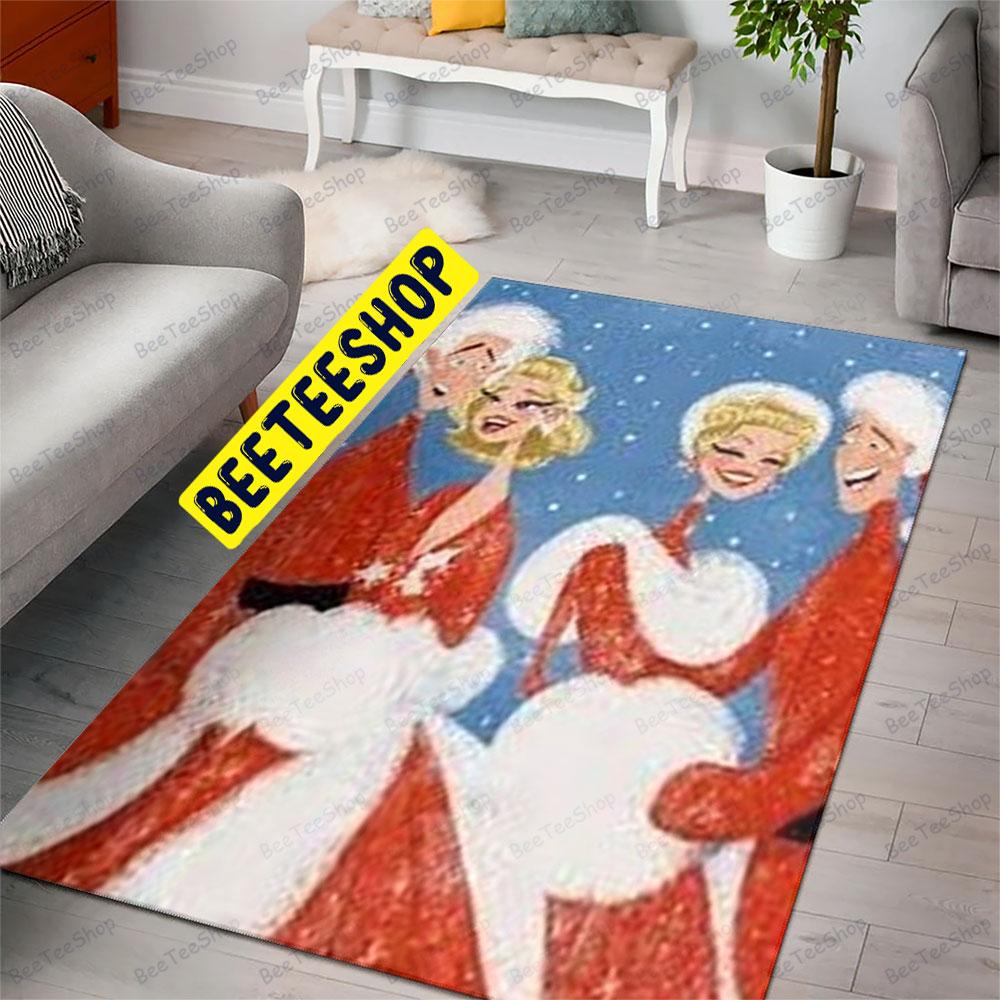 White Christmas 1 Trending Rug Rectangle White Christmas 1 Trending Rug Rectangle