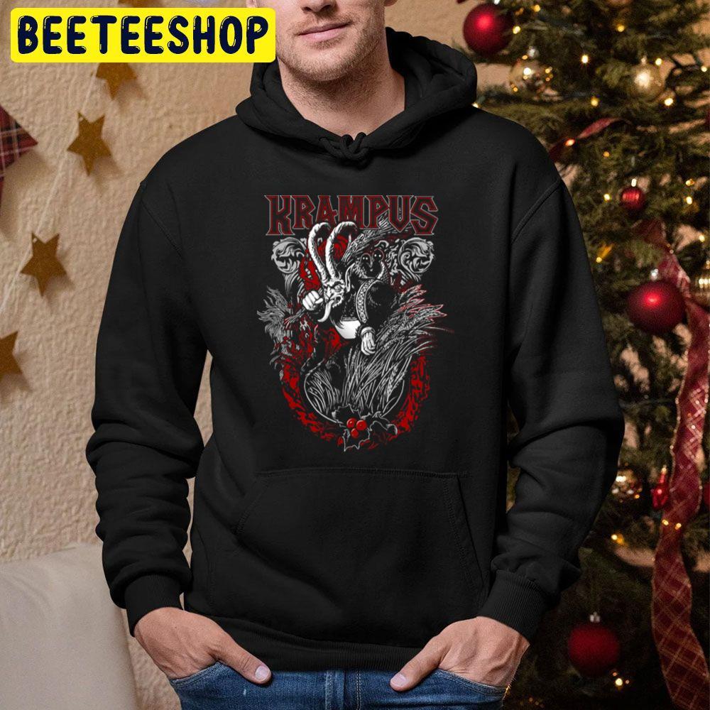 White Krampus Christmas Beeteeshop Trending Unisex Hoodie White Krampus Christmas Beeteeshop Trending Unisex Hoodie