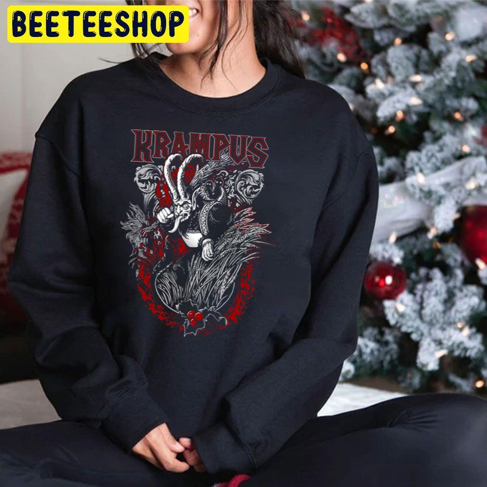 White Krampus Christmas Beeteeshop Trending Unisex Hoodie White Krampus Christmas Beeteeshop Trending Unisex Hoodie