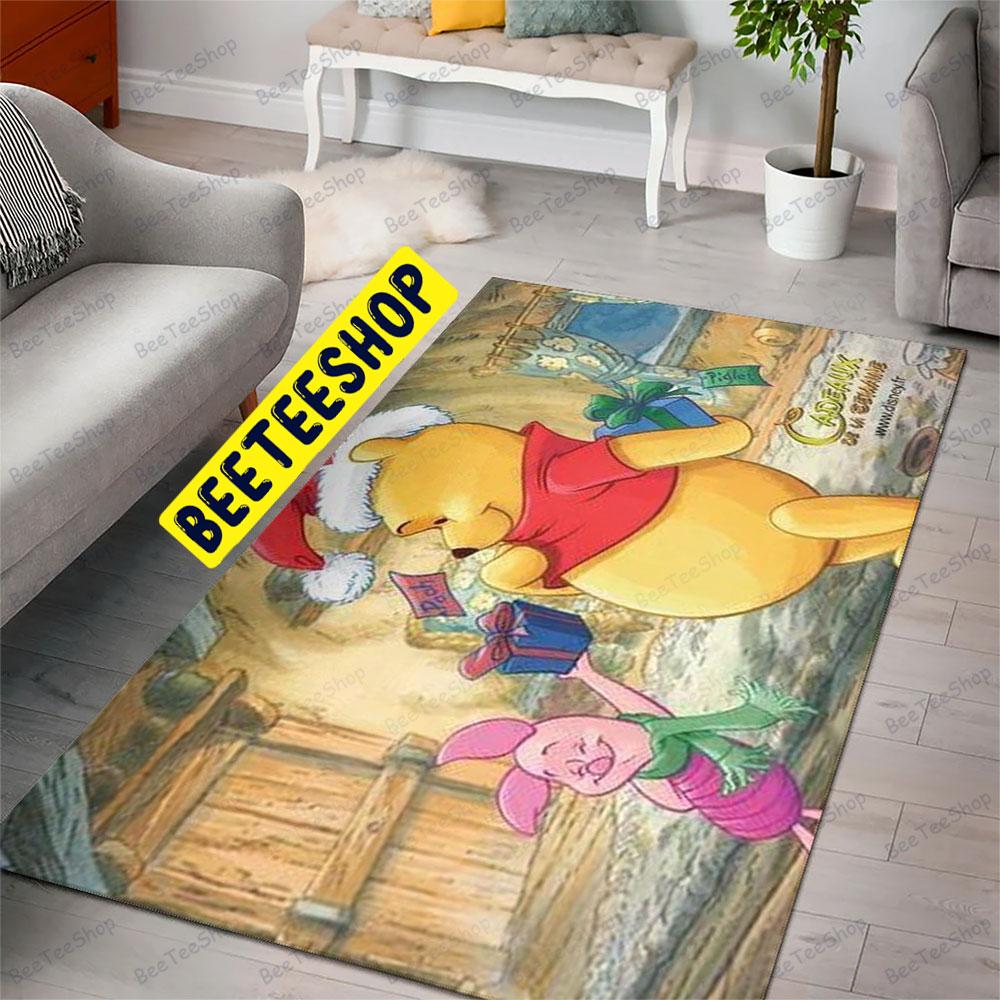 Winnie The Pooh A Very Merry Pooh Year 4 Trending Rug Rectangle Winnie The Pooh A Very Merry Pooh Year 4 Trending Rug Rectangle