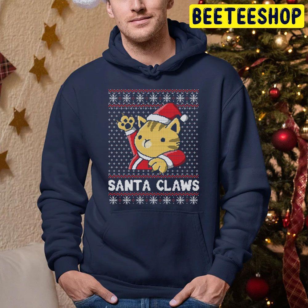 Xmas Ugly Cat Santa Claws Christmas Beeteeshop Trending Unisex Sweatshirt Xmas Ugly Cat Santa Claws Christmas Beeteeshop Trending Unisex Sweatshirt