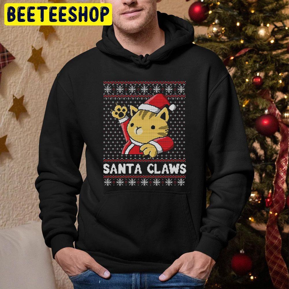 Xmas Ugly Cat Santa Claws Christmas Beeteeshop Trending Unisex Sweatshirt Xmas Ugly Cat Santa Claws Christmas Beeteeshop Trending Unisex Sweatshirt