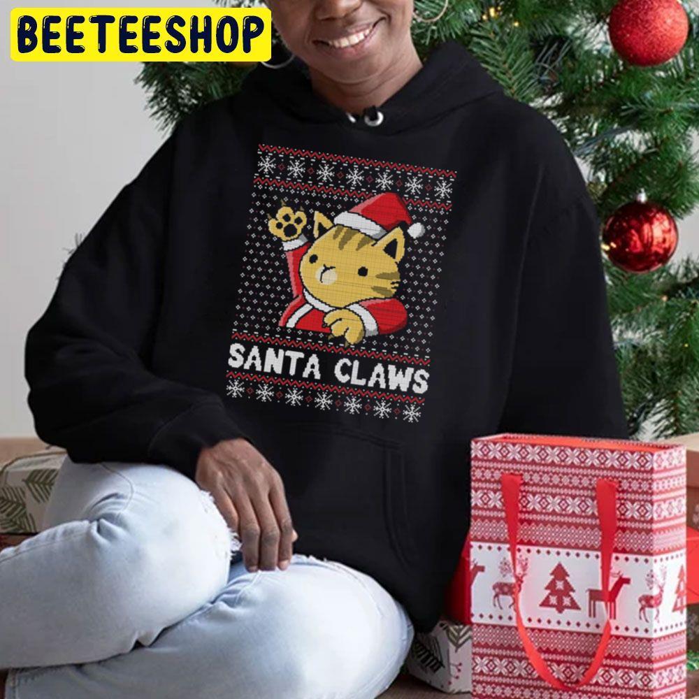 Xmas Ugly Cat Santa Claws Christmas Beeteeshop Trending Unisex Sweatshirt Xmas Ugly Cat Santa Claws Christmas Beeteeshop Trending Unisex Sweatshirt