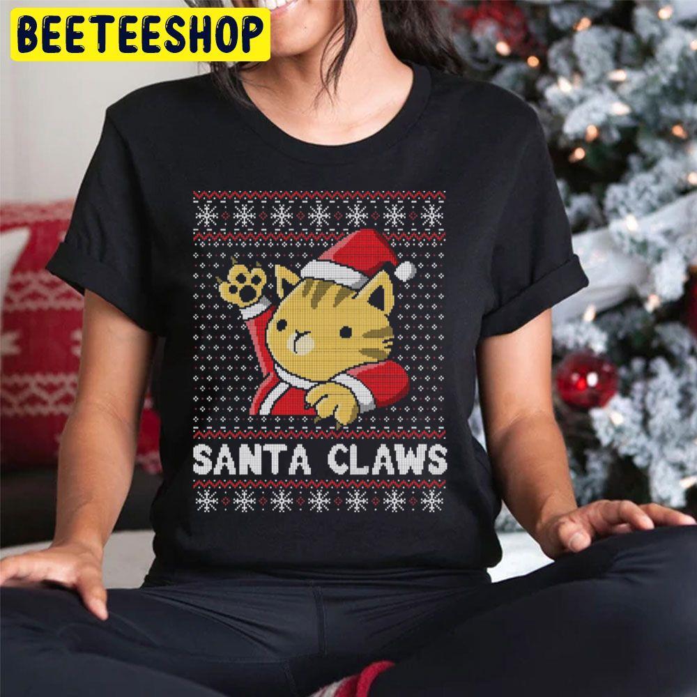 Xmas Ugly Cat Santa Claws Christmas Beeteeshop Trending Unisex Sweatshirt Xmas Ugly Cat Santa Claws Christmas Beeteeshop Trending Unisex Sweatshirt