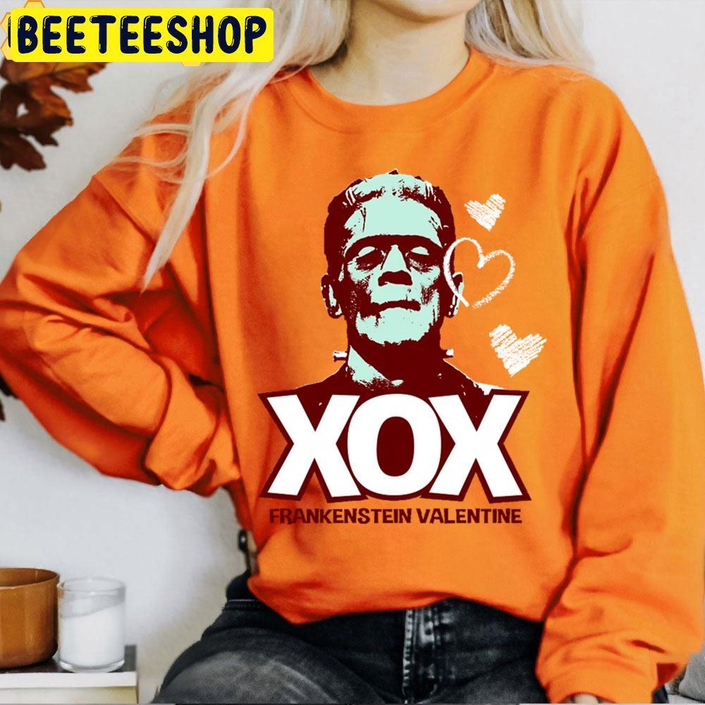 Xox Valentine Frankenstein Halloween Beeteeshop Trending Unisex T-Shirt Xox Valentine Frankenstein Halloween Beeteeshop Trending Unisex T-Shirt
