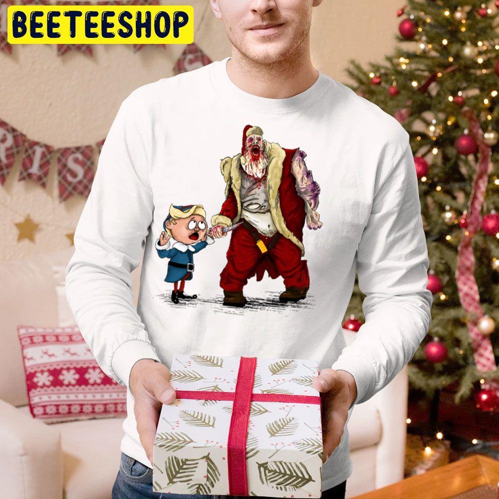 Zombie Santa Christmas Beeteeshop Trending Unisex Hoodie Zombie Santa Christmas Beeteeshop Trending Unisex Hoodie