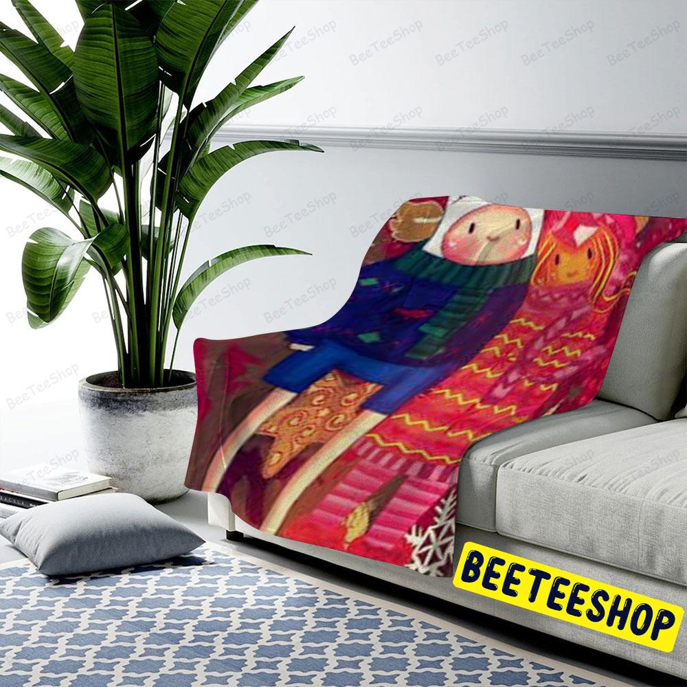 Adventure Time Christmas 22 Trending US Cozy Blanket Adventure Time Christmas 22 Trending US Cozy Blanket
