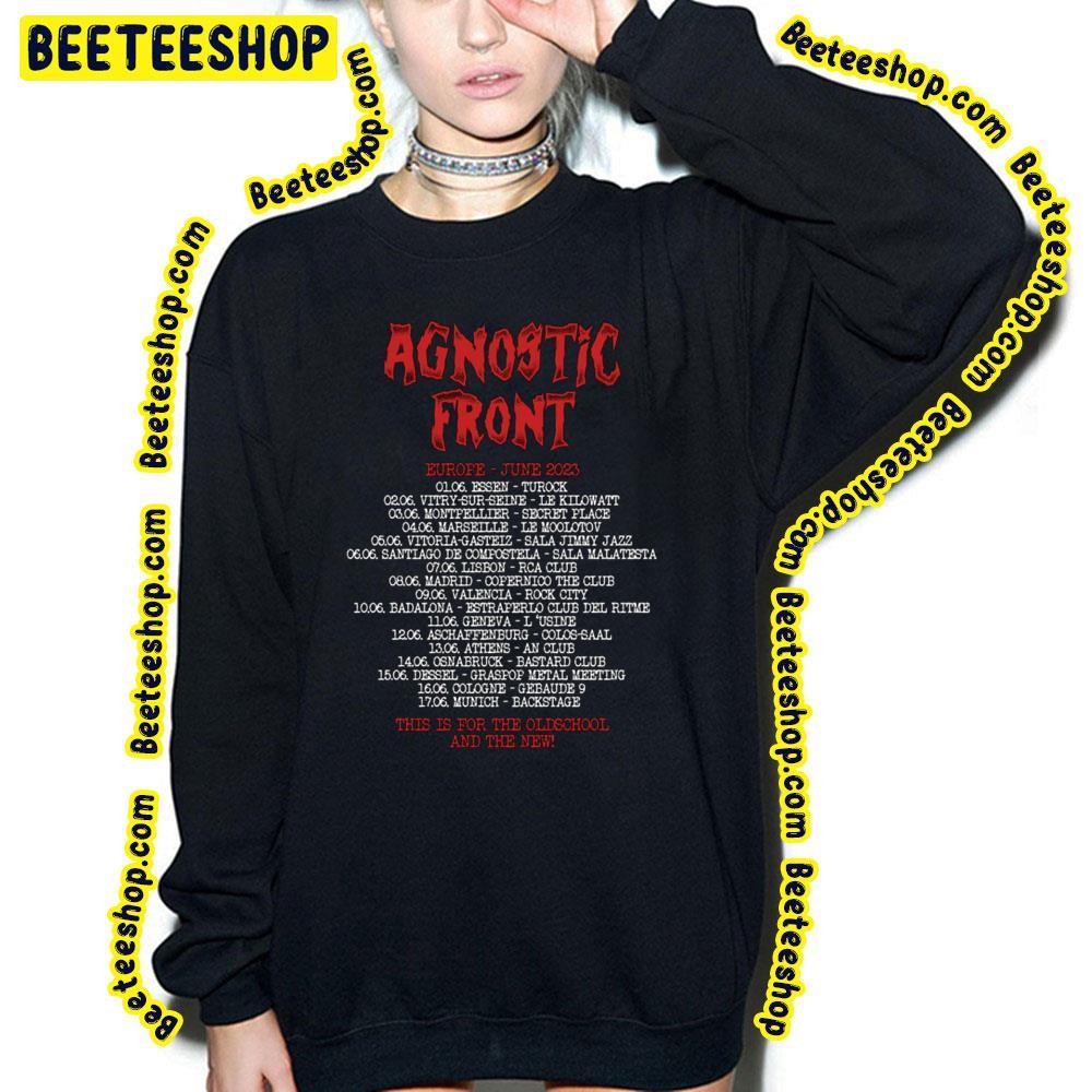 Agnostic Front Eu June 2023 Beeteeshop Trending Unisex T-Shirt Agnostic Front Eu June 2023 Beeteeshop Trending Unisex T-Shirt