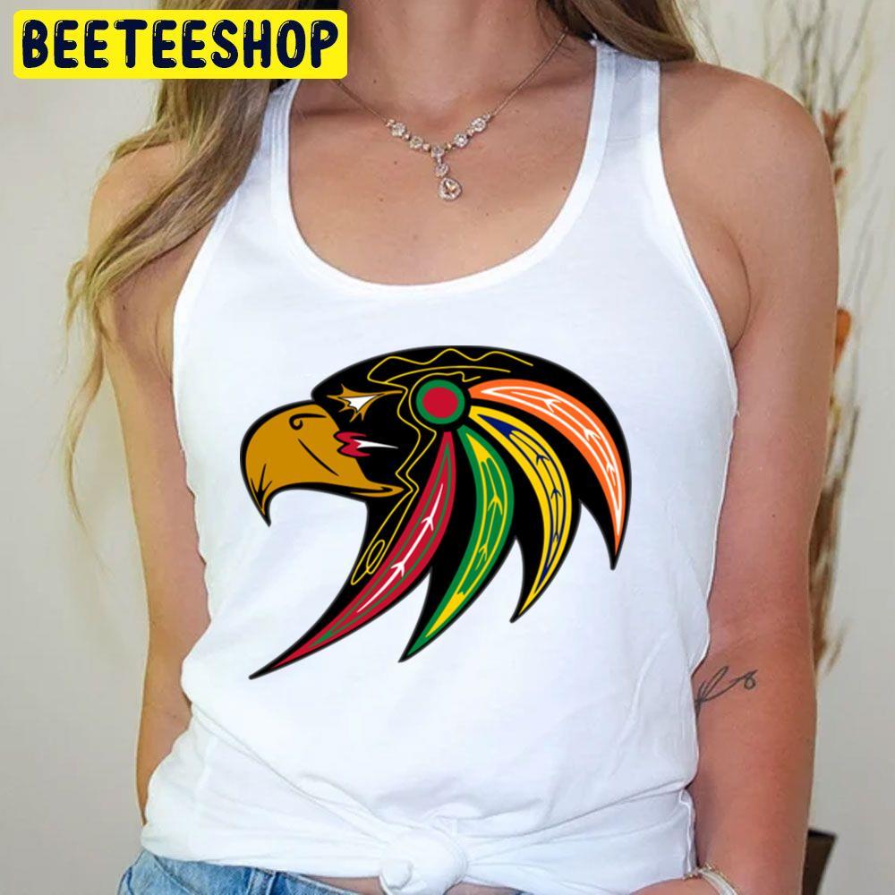 Alternate Accipiter Chicago Blackhawks Hockey Unisex T-Shirt Alternate Accipiter Chicago Blackhawks Hockey Unisex T-Shirt