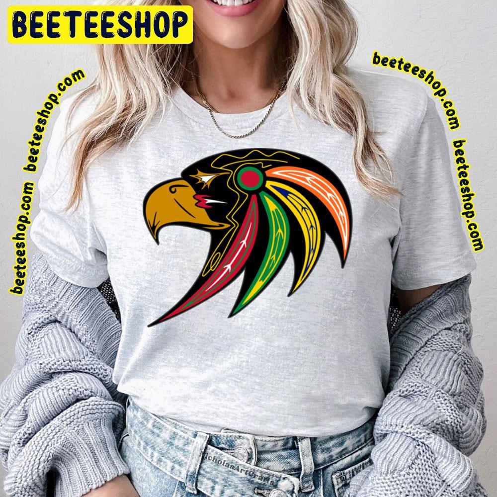 Alternate Accipiter Chicago Blackhawks Hockey Unisex T-Shirt Alternate Accipiter Chicago Blackhawks Hockey Unisex T-Shirt