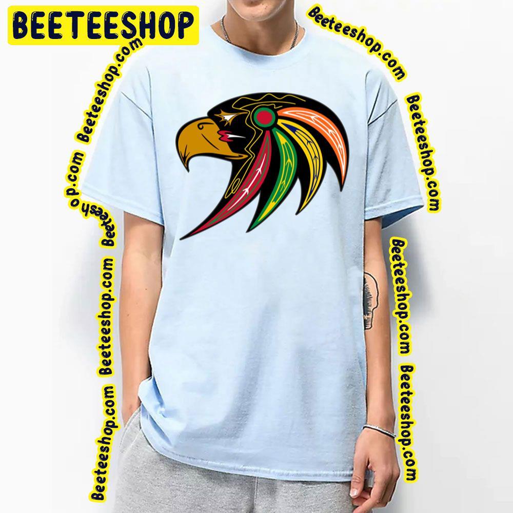 Alternate Accipiter Chicago Blackhawks Hockey Unisex T-Shirt Alternate Accipiter Chicago Blackhawks Hockey Unisex T-Shirt