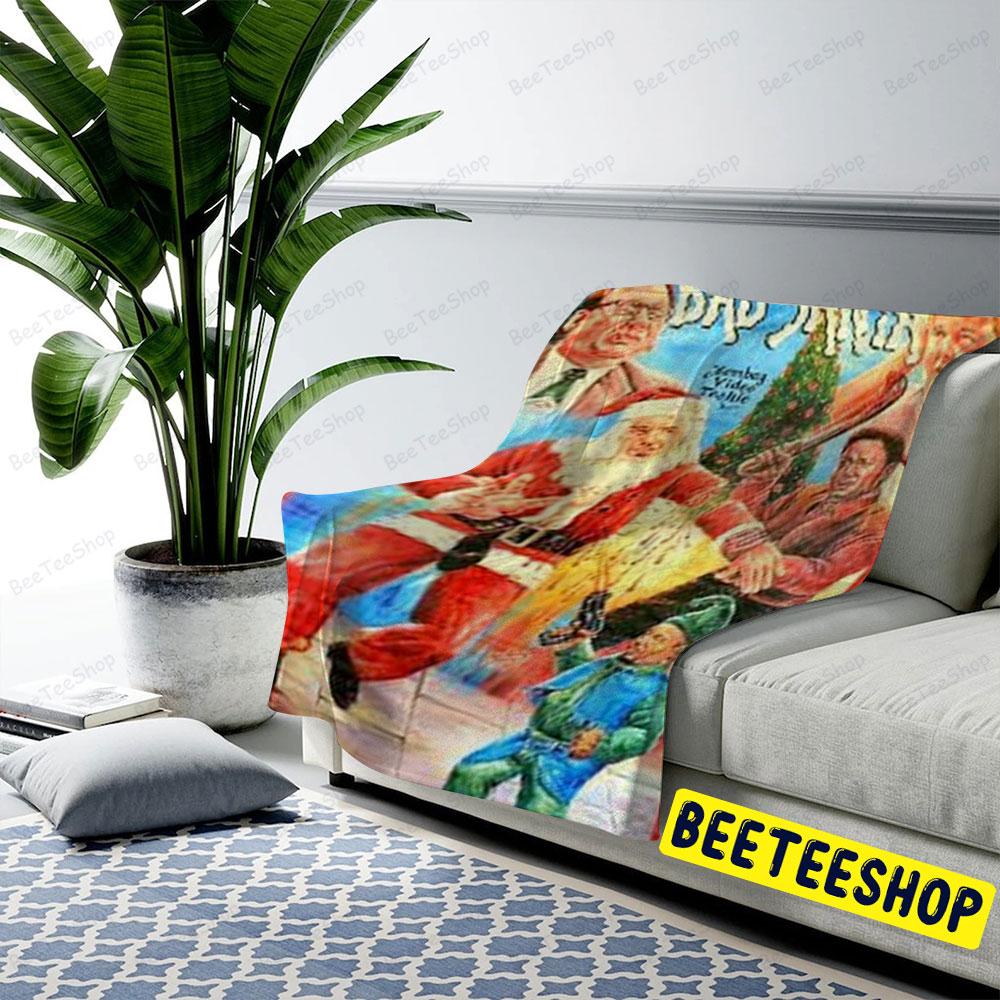 Bad Santa 4 Trending US Cozy Blanket Bad Santa 4 Trending US Cozy Blanket