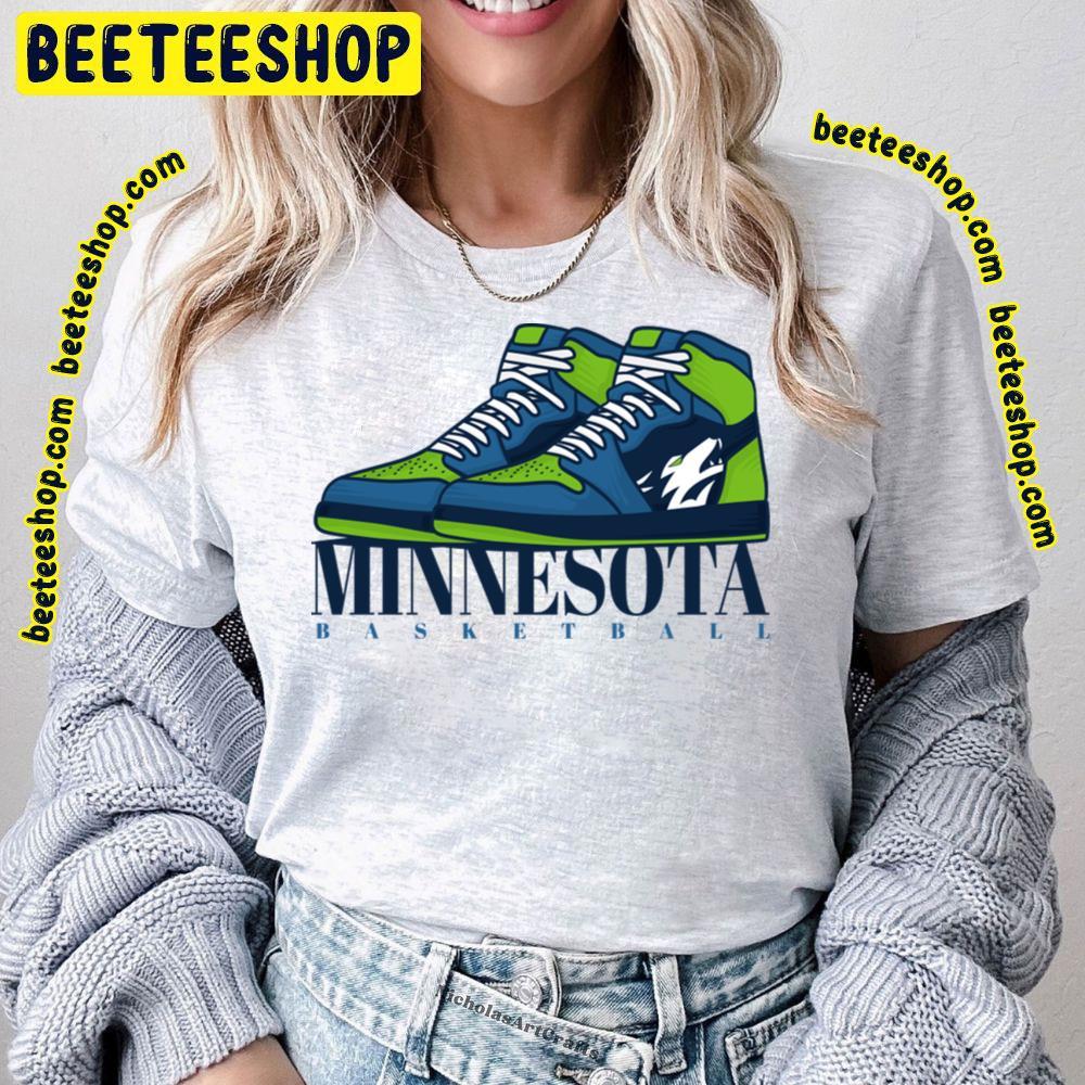 Basketball Sneakers Minnesota Timberwolves Unisex T-Shirt Basketball Sneakers Minnesota Timberwolves Unisex T-Shirt