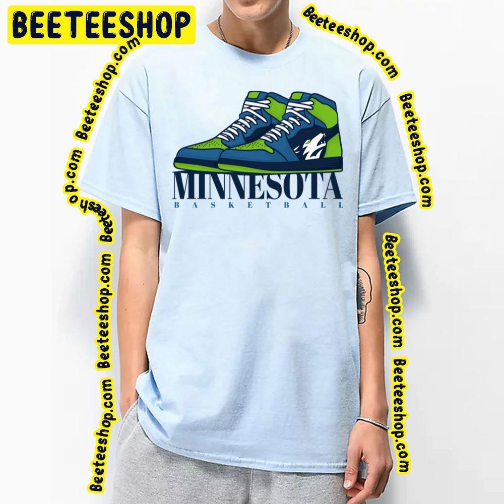 Basketball Sneakers Minnesota Timberwolves Unisex T-Shirt Basketball Sneakers Minnesota Timberwolves Unisex T-Shirt
