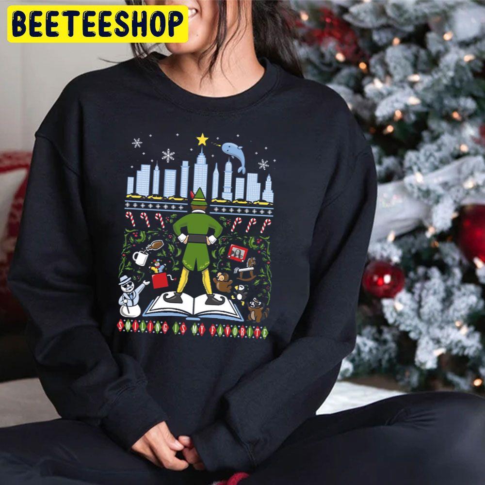 Beautiful City Smiling Is My Favorite Elf Christmas Beeteeshop Trending Unisex Hoodie Beautiful City Smiling Is My Favorite Elf Christmas Beeteeshop Trending Unisex Hoodie