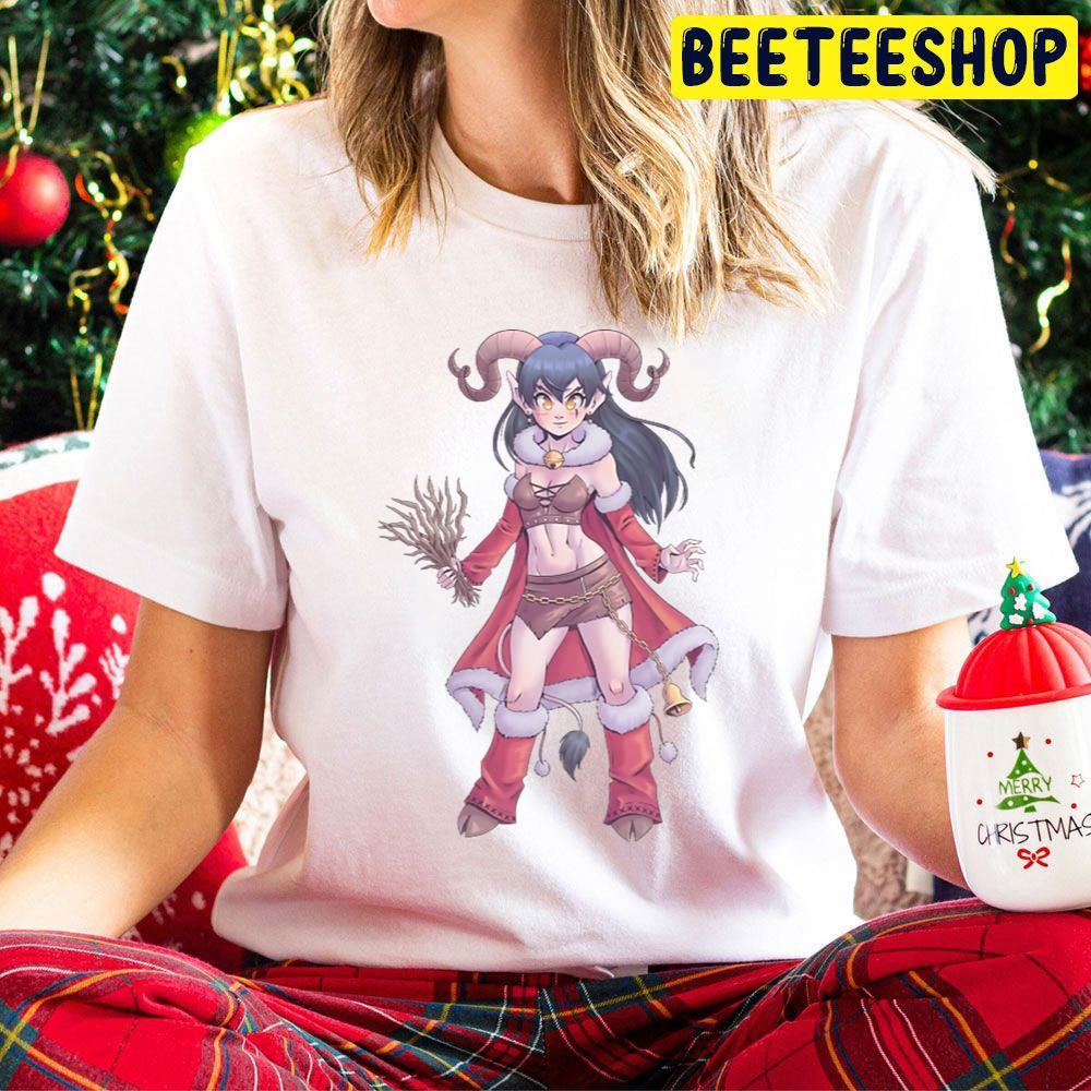 Beautiful Girl Krampus Christmas Beeteeshop Trending Unisex Hoodie Beautiful Girl Krampus Christmas Beeteeshop Trending Unisex Hoodie