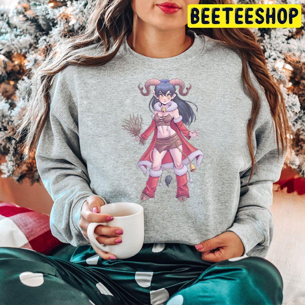 Beautiful Girl Krampus Christmas Beeteeshop Trending Unisex Hoodie Beautiful Girl Krampus Christmas Beeteeshop Trending Unisex Hoodie
