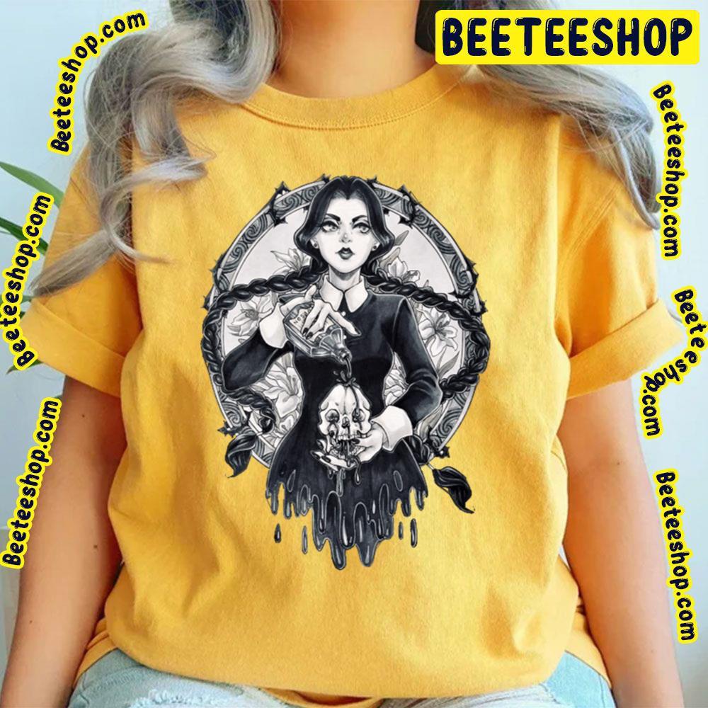 Black Addams Wednesday Halloween Unisex T-Shirt Black Addams Wednesday Halloween Unisex T-Shirt