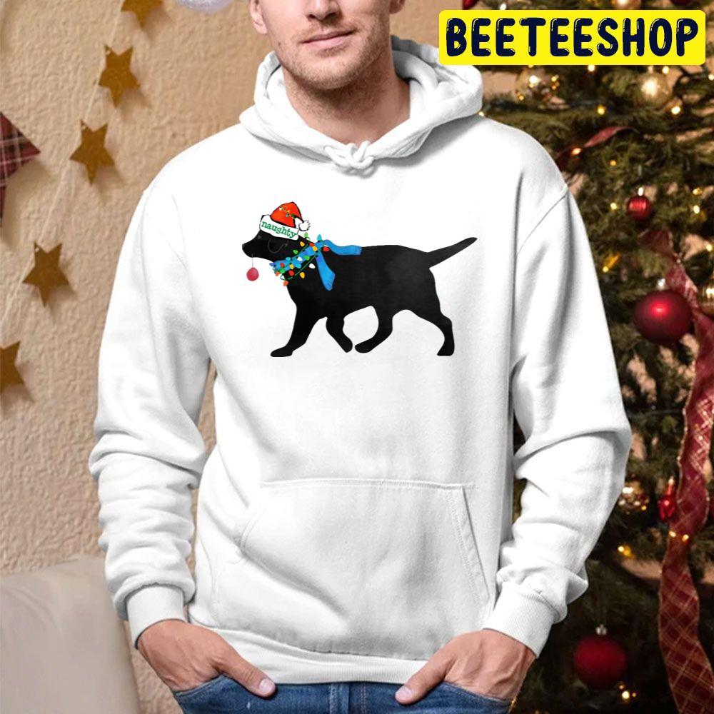 Black Lab Christmas Naughty Dog Beeteeshop Trending Unisex Hoodie Black Lab Christmas Naughty Dog Beeteeshop Trending Unisex Hoodie