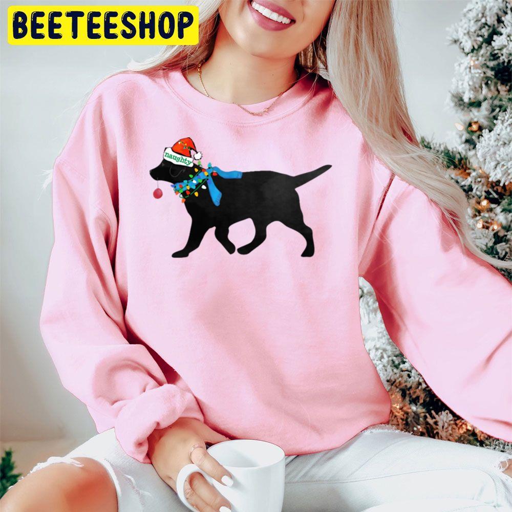 Black Lab Christmas Naughty Dog Beeteeshop Trending Unisex Hoodie Black Lab Christmas Naughty Dog Beeteeshop Trending Unisex Hoodie