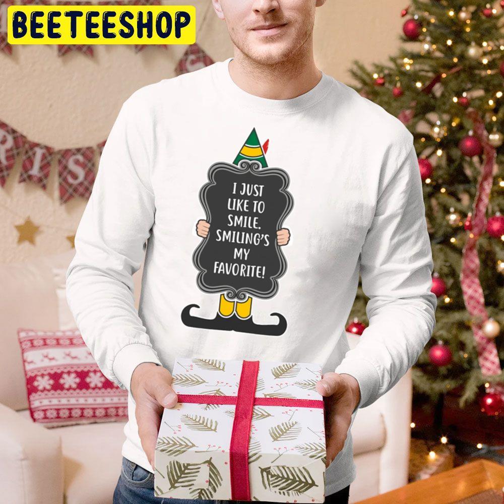 Black Smiling's My Favorite Elf Christmas Beeteeshop Trending Unisex Hoodie Black Smiling's My Favorite Elf Christmas Beeteeshop Trending Unisex Hoodie