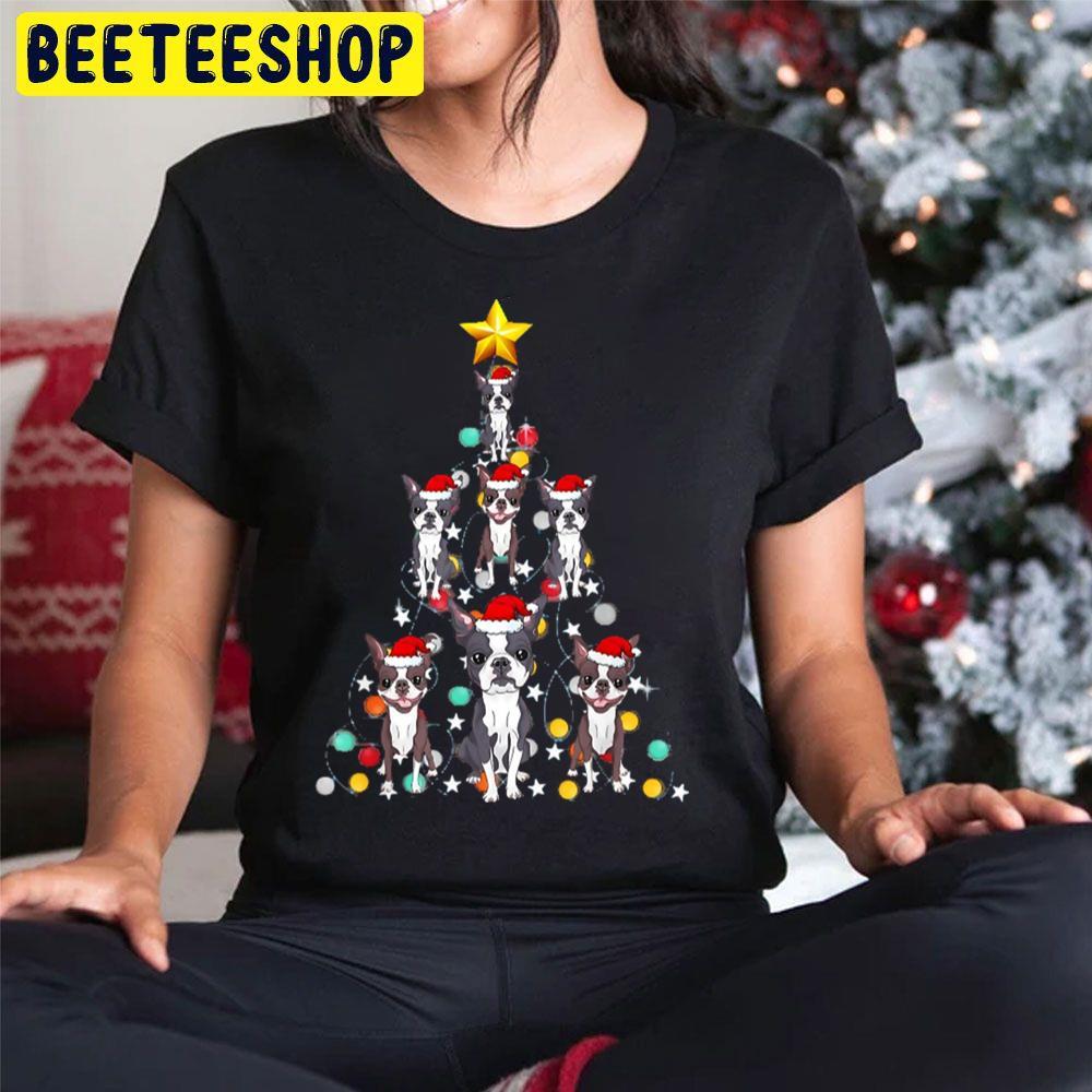 Boston Terrier Christmas Tree Light Beeteeshop Trending Unisex Sweatshirt Boston Terrier Christmas Tree Light Beeteeshop Trending Unisex Sweatshirt