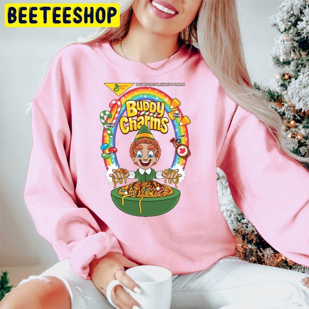 Buddy Charms Elf Christmas Beeteeshop Trending Unisex Hoodie Buddy Charms Elf Christmas Beeteeshop Trending Unisex Hoodie