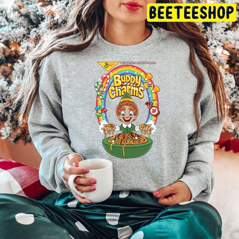 Buddy Charms Elf Christmas Beeteeshop Trending Unisex Hoodie Buddy Charms Elf Christmas Beeteeshop Trending Unisex Hoodie