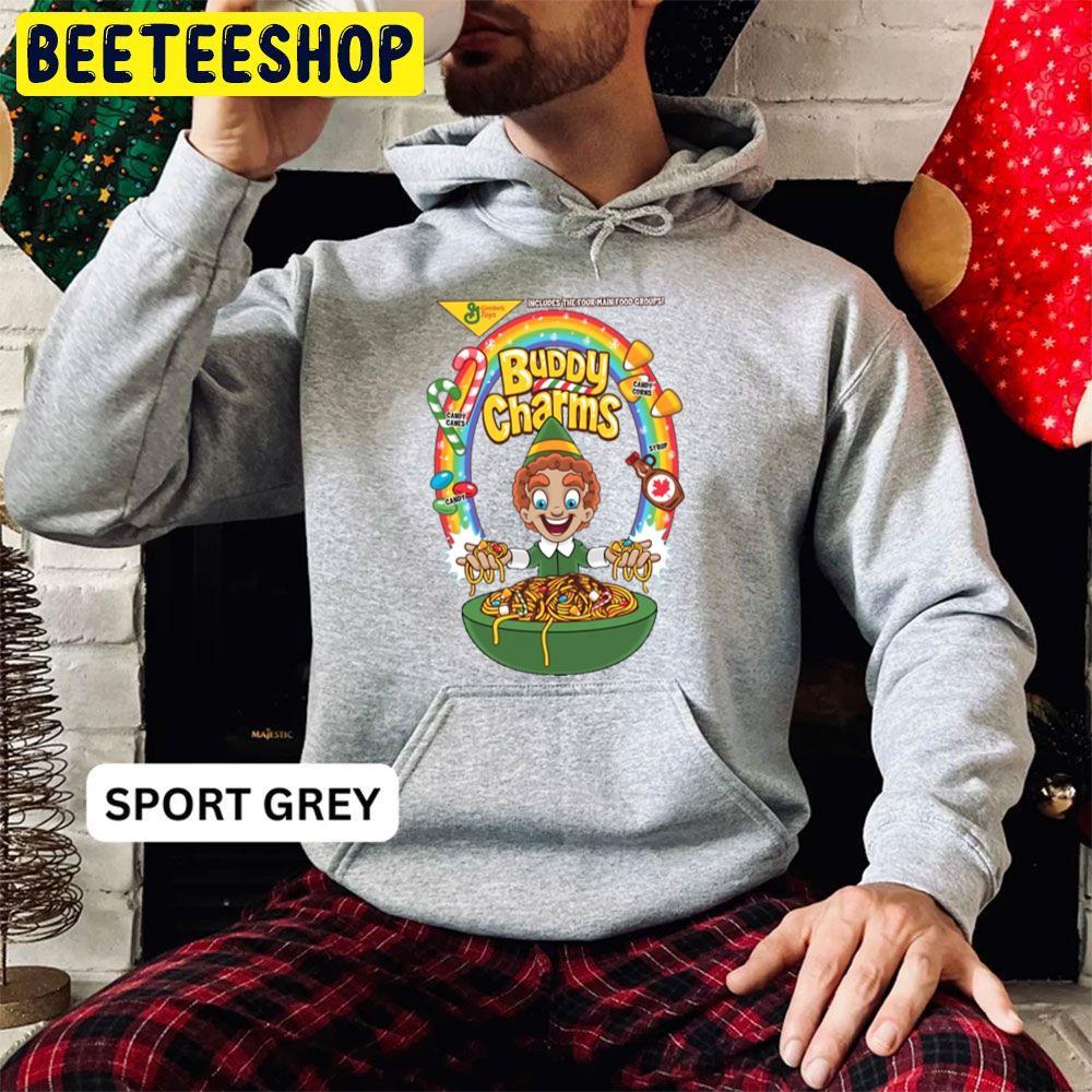 Buddy Charms Elf Christmas Beeteeshop Trending Unisex Hoodie Buddy Charms Elf Christmas Beeteeshop Trending Unisex Hoodie