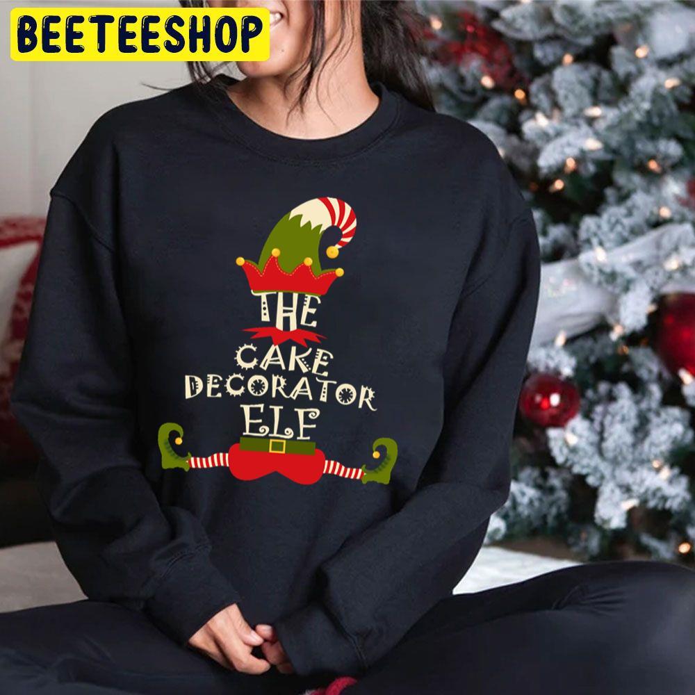 Cake Decorator Elf Christmas Beeteeshop Trending Unisex Sweatshirt Cake Decorator Elf Christmas Beeteeshop Trending Unisex Sweatshirt