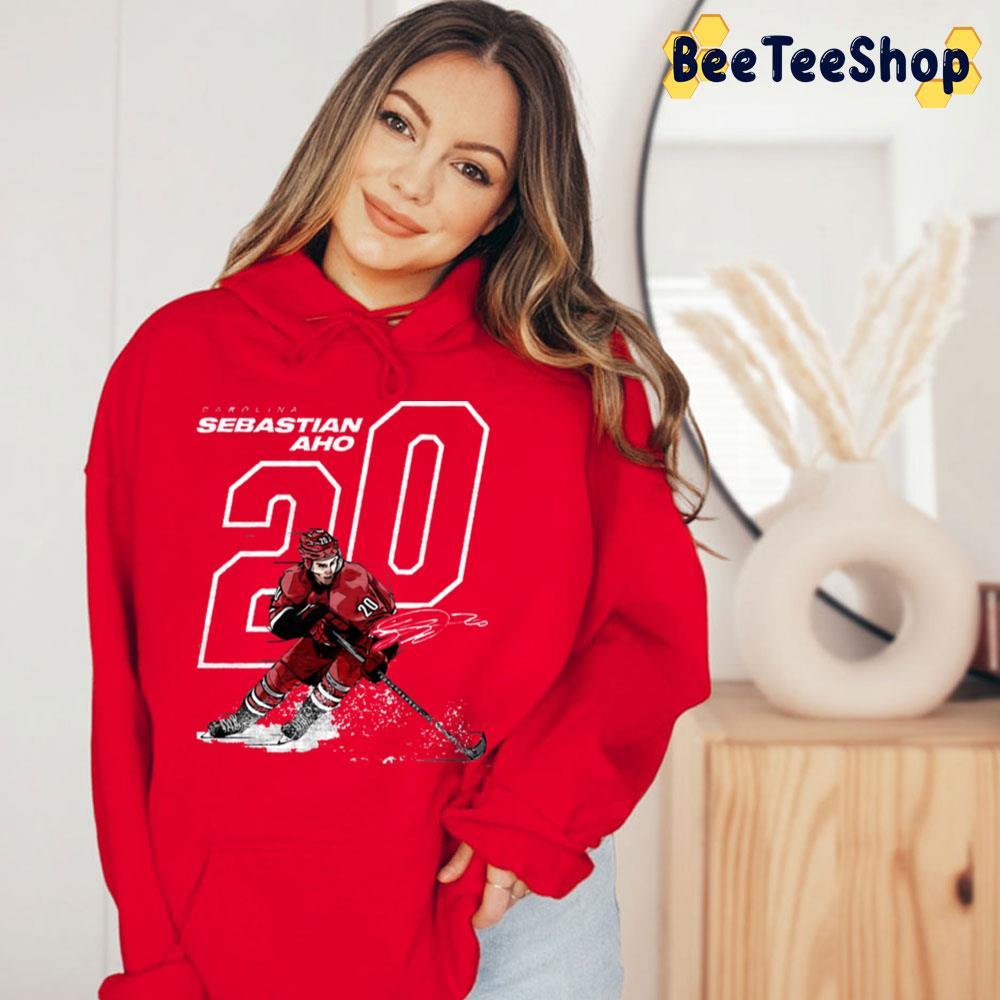 Carolina Offset Sebastian Aho Hockey Unisex T-Shirt Carolina Offset Sebastian Aho Hockey Unisex T-Shirt