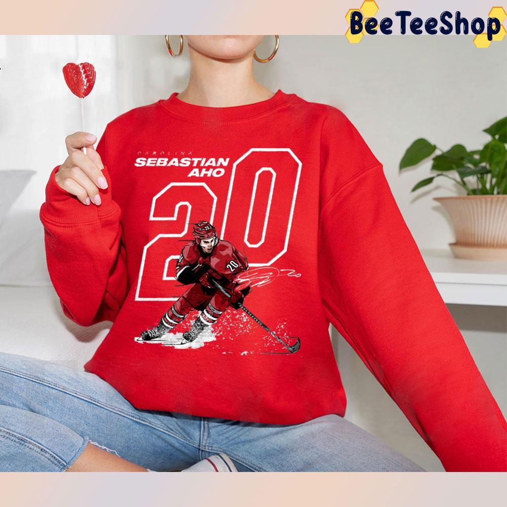 Carolina Offset Sebastian Aho Hockey Unisex T-Shirt Carolina Offset Sebastian Aho Hockey Unisex T-Shirt