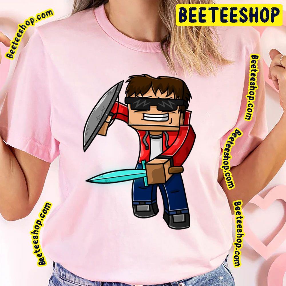 Character Sword Minecraft Unisex T-Shirt Character Sword Minecraft Unisex T-Shirt