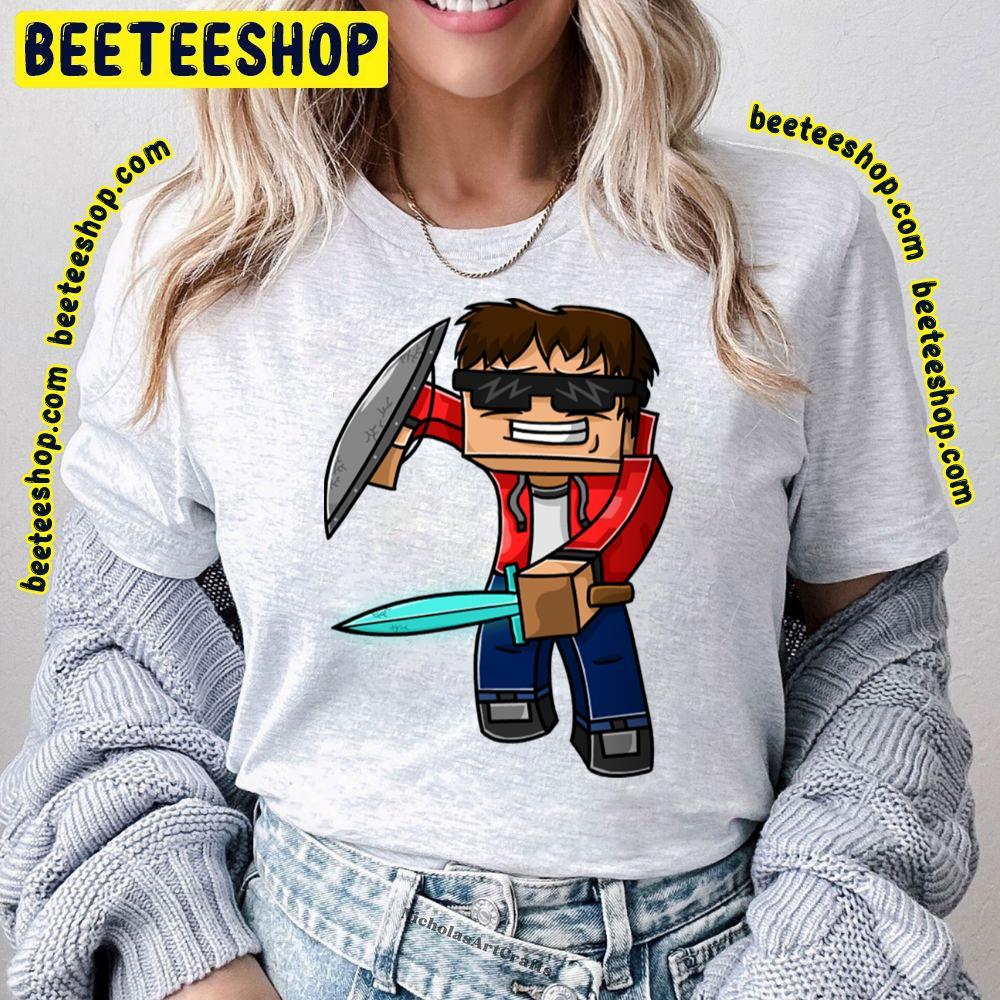 Character Sword Minecraft Unisex T-Shirt Character Sword Minecraft Unisex T-Shirt