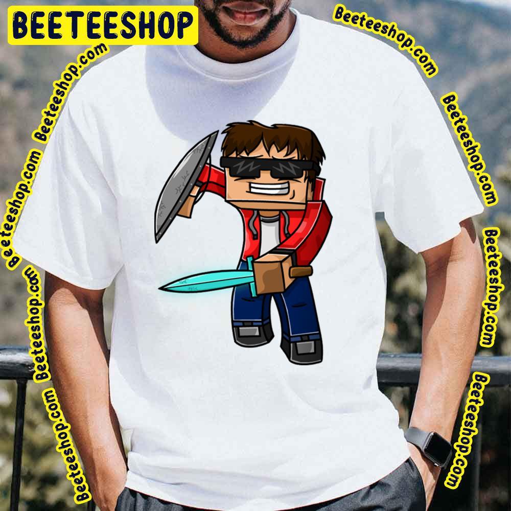 Character Sword Minecraft Unisex T-Shirt Character Sword Minecraft Unisex T-Shirt