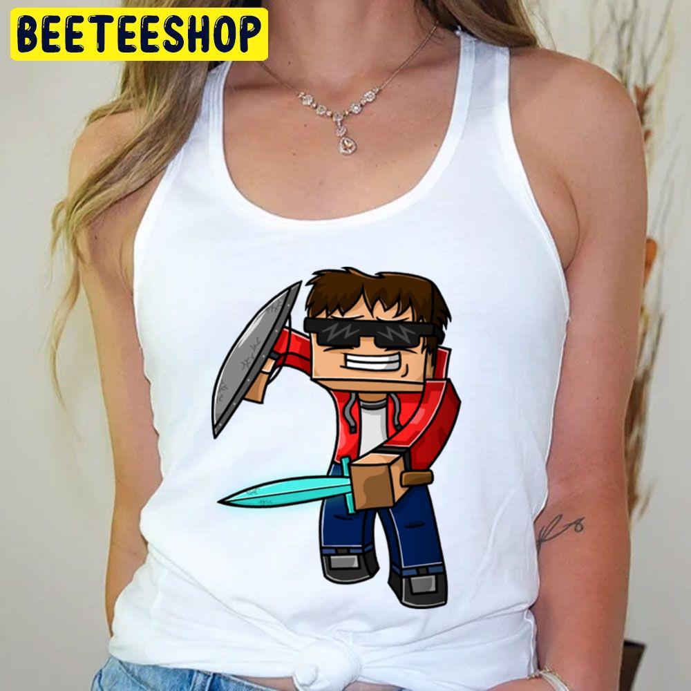 Character Sword Minecraft Unisex T-Shirt Character Sword Minecraft Unisex T-Shirt