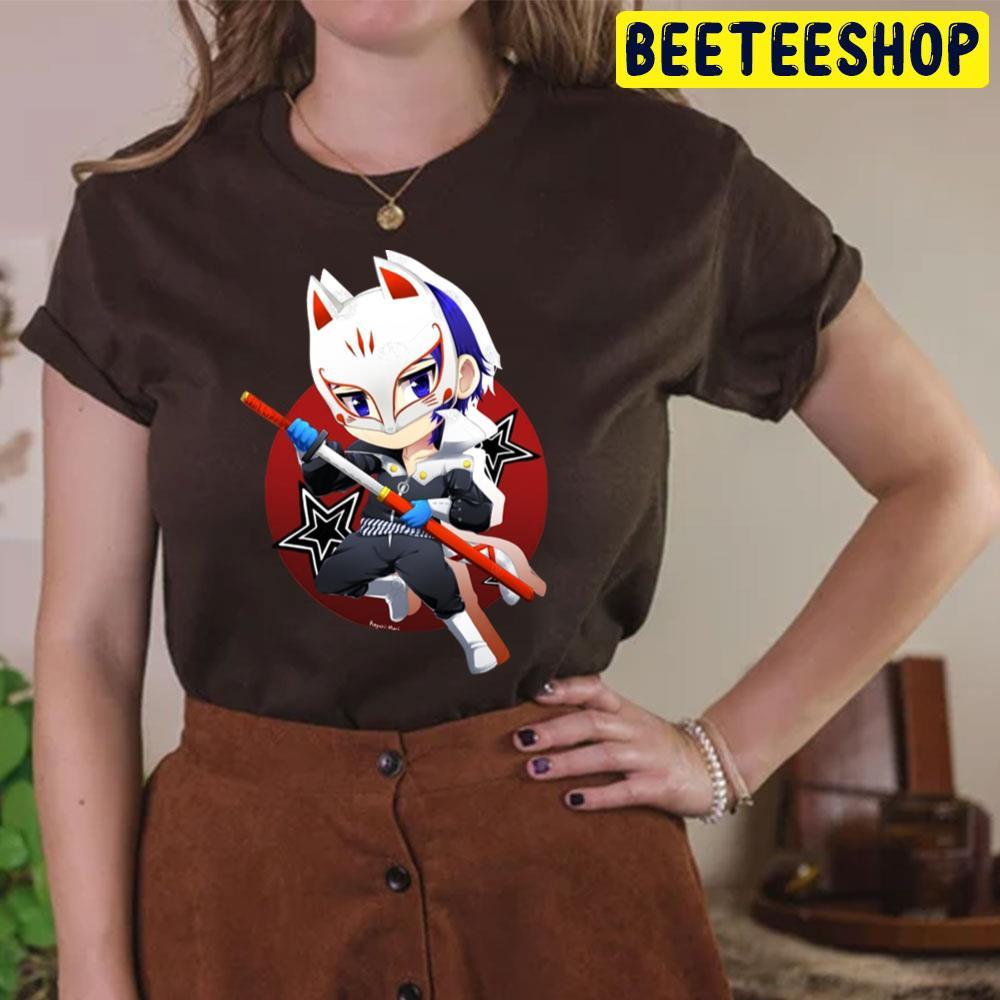 Chibi Fox Persona 5 Unisex T-Shirt Chibi Fox Persona 5 Unisex T-Shirt