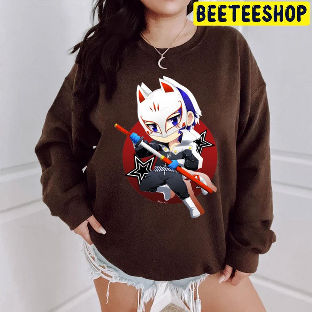 Chibi Fox Persona 5 Unisex T-Shirt Chibi Fox Persona 5 Unisex T-Shirt