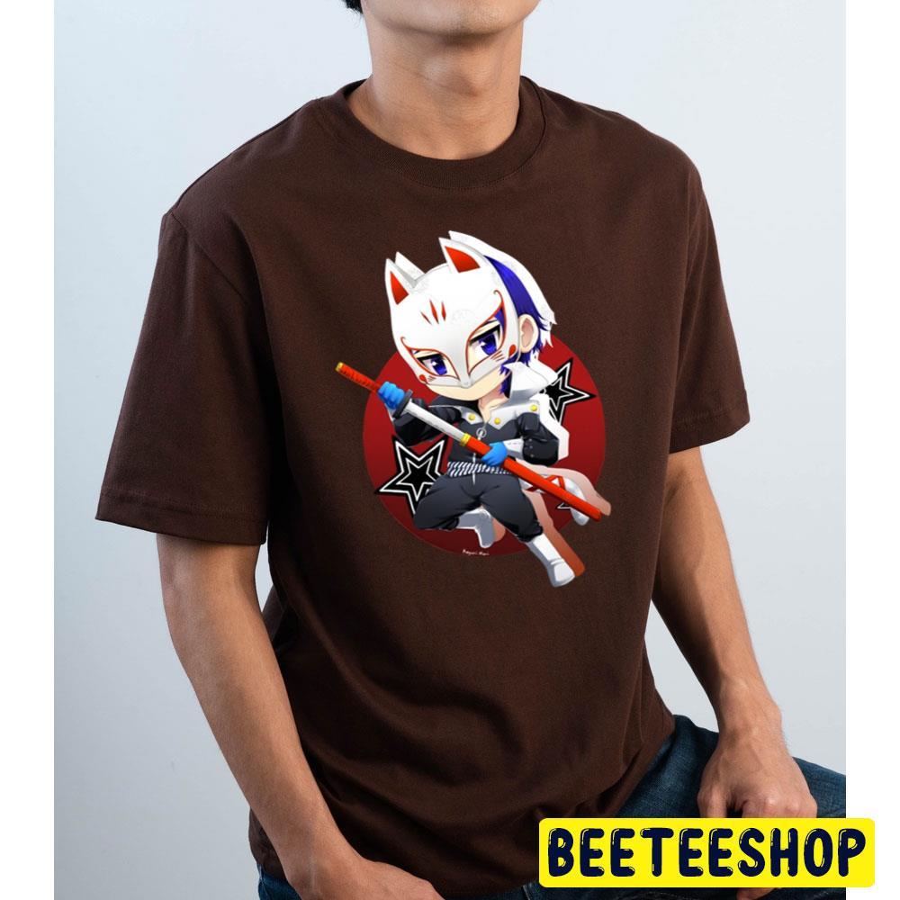 Chibi Fox Persona 5 Unisex T-Shirt Chibi Fox Persona 5 Unisex T-Shirt