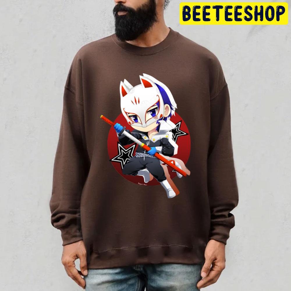 Chibi Fox Persona 5 Unisex T-Shirt Chibi Fox Persona 5 Unisex T-Shirt