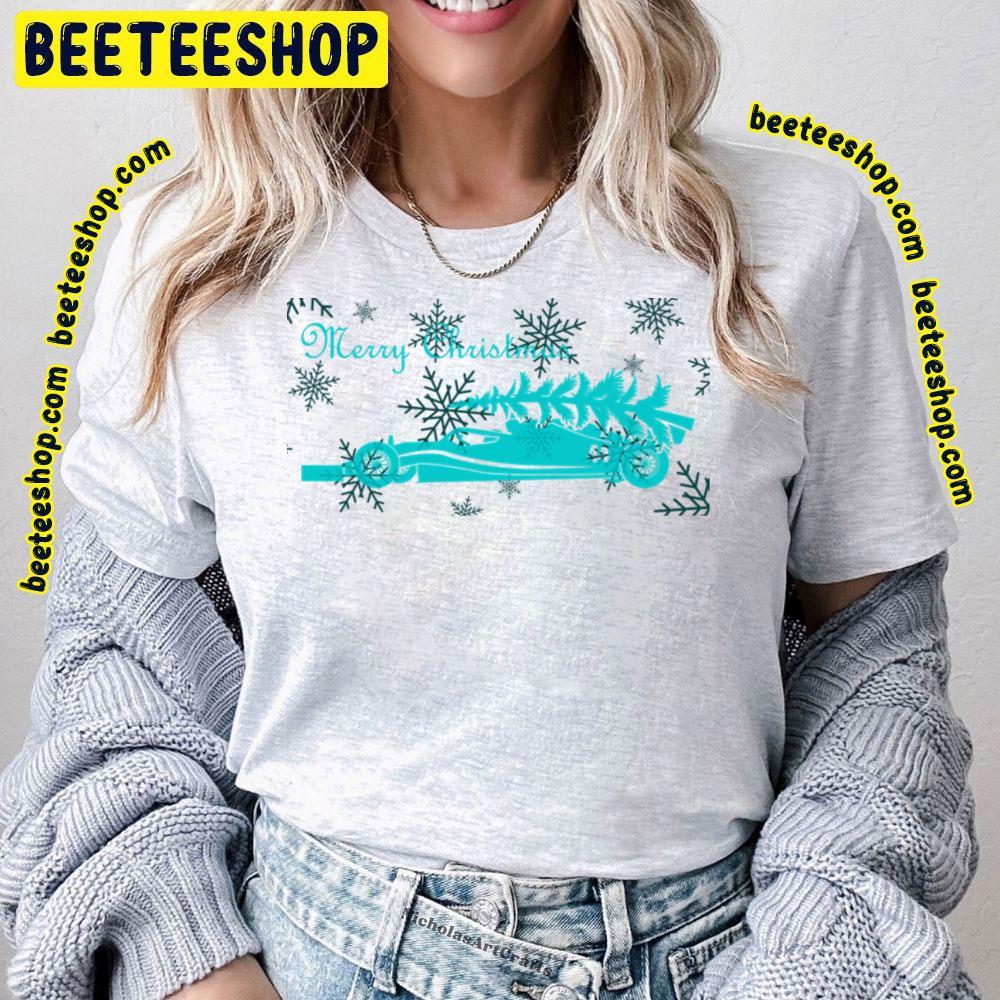 Christmas Car Lewis Hamilton Unisex T-Shirt Christmas Car Lewis Hamilton Unisex T-Shirt
