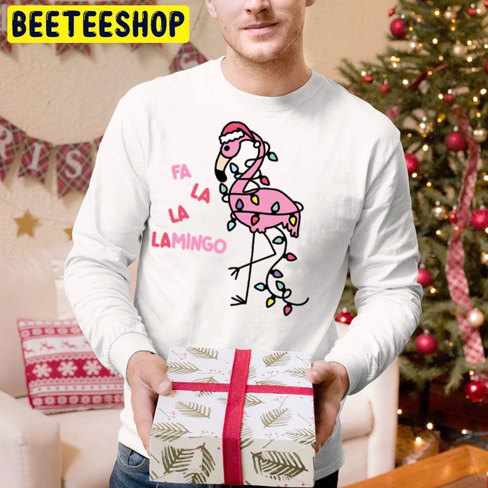 Christmas Flamingo Beeteeshop Trending Unisex Hoodie Christmas Flamingo Beeteeshop Trending Unisex Hoodie