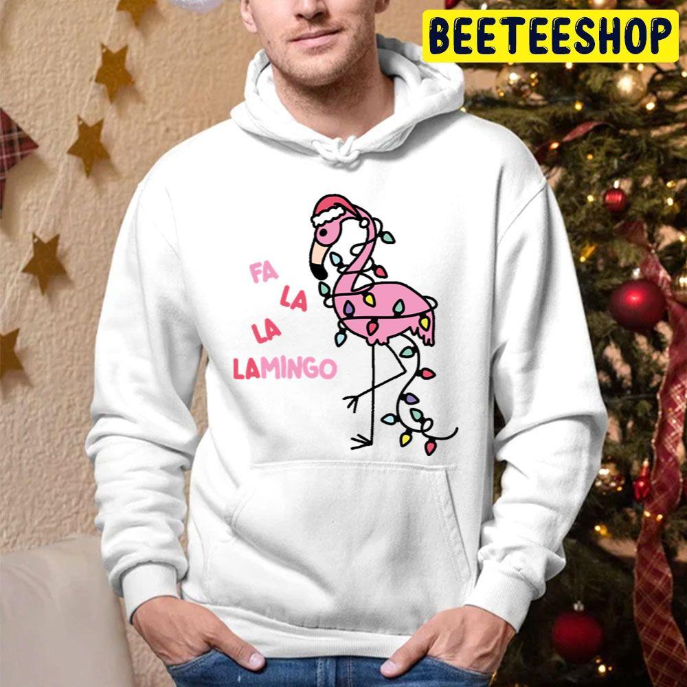 Christmas Flamingo Beeteeshop Trending Unisex Hoodie Christmas Flamingo Beeteeshop Trending Unisex Hoodie
