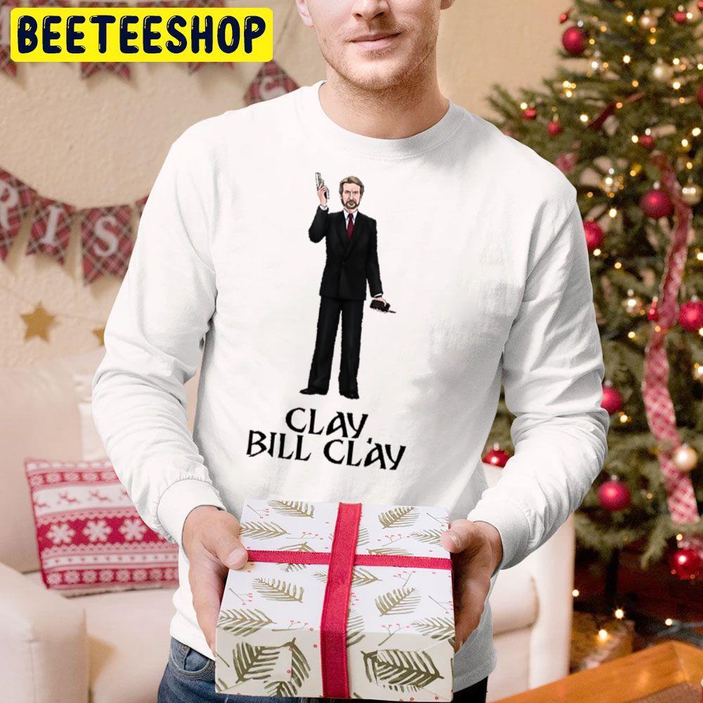 Clay Bill Clay Die Hard Christmas Beeteeshop Trending Unisex Hoodie Clay Bill Clay Die Hard Christmas Beeteeshop Trending Unisex Hoodie